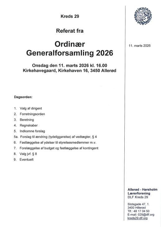 Referat GF 2026