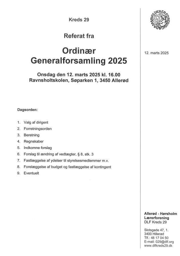 Referat GF 2025 Referat GF 2025